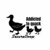 Addicted to Quack sticker Addicted To Quack Sticker
