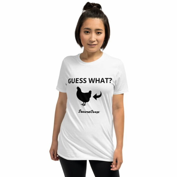 Guess What? Chicken Butt. Short-Sleeve Unisex T-Shirt - Image 6