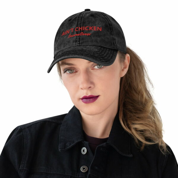 Ain't Chicken Vintage Cotton Twill Cap