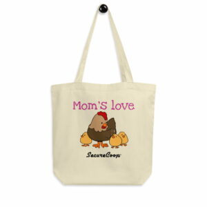 Mom's Love Oyster-Colored Eco Tote Bag