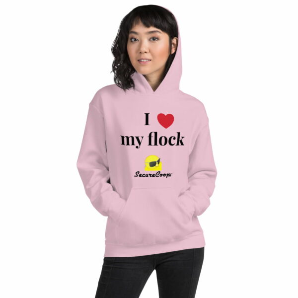 I <3 My Flock Unisex Hoodie - Image 6