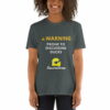 mockup-709b46f2.jpg WARNING! Prone to Discussing Ducks Short-Sleeve Unisex T-Shirt