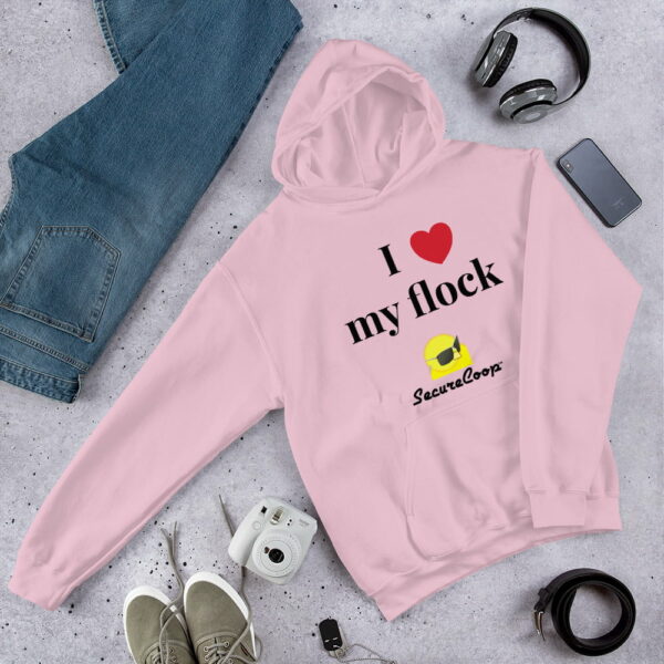 I <3 My Flock Unisex Hoodie - Image 2