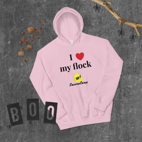 I <3 My Flock Unisex Hoodie - Image 10