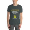 mockup-9c57aabf.jpg WARNING! Prone to Discussing Ducks Short-Sleeve Unisex T-Shirt