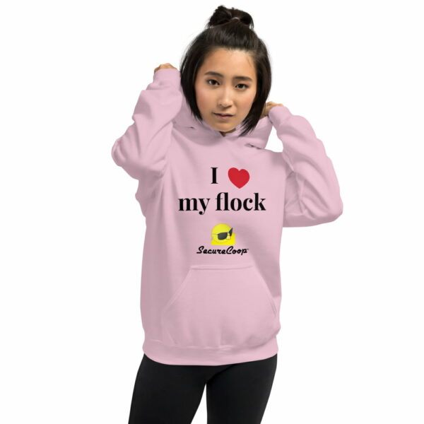 I <3 My Flock Unisex Hoodie - Image 8