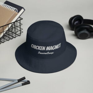 Chicken Magnet Dark Bucket Hat