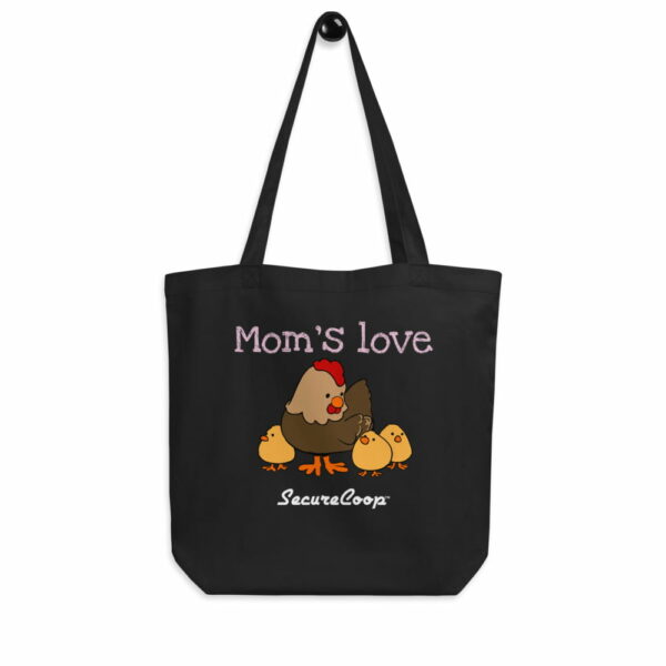 Mom's Love Black Eco Tote Bag