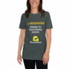 mockup-c1edabd2.jpg WARNING! Prone to Discussing Ducks Short-Sleeve Unisex T-Shirt