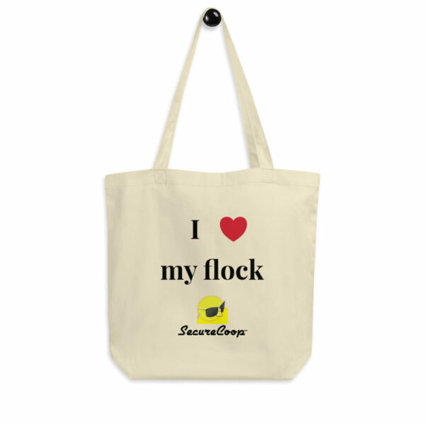 I <3 My Flock Oyster-Colored Eco Tote Bag