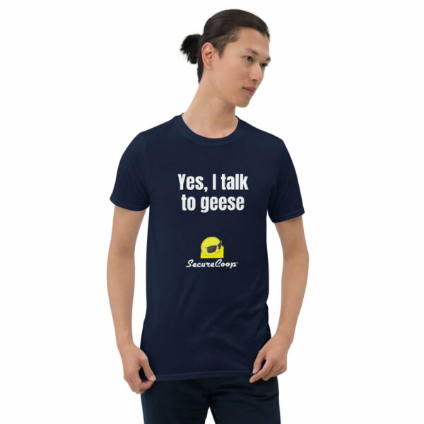 Yes, I Talk To Geese Short-Sleeve Unisex T-Shirt - Image 8