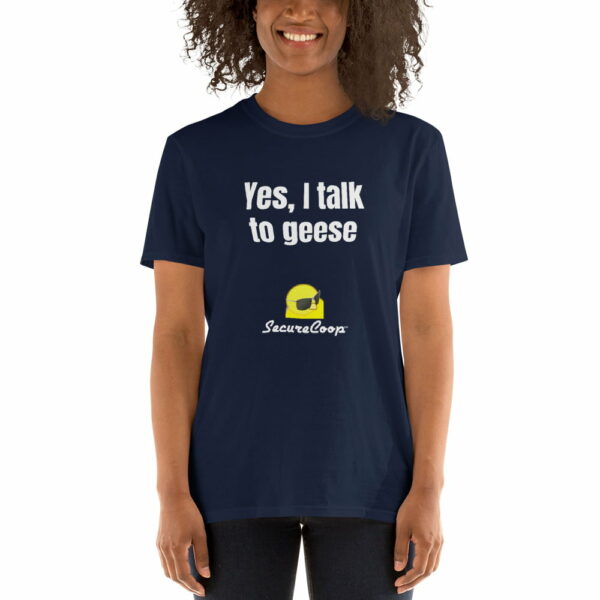 Yes, I Talk To Geese Short-Sleeve Unisex T-Shirt - Image 4