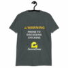 mockup-f32e8148.jpg WARNING! Prone to Discussing Chickens Short-Sleeve Unisex T-Shirt
