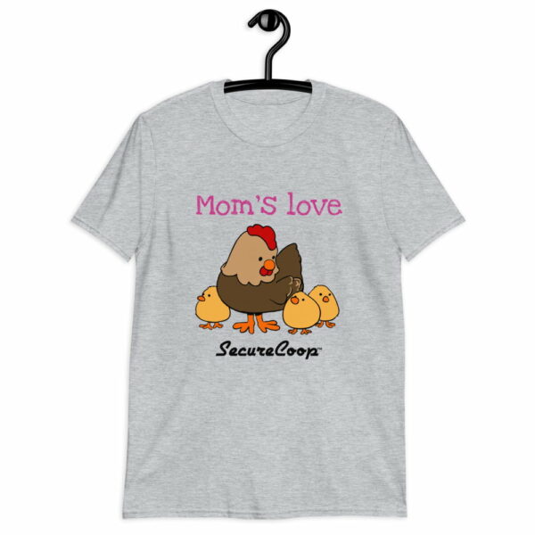 unisex-basic-softstyle-t-shirt-sport-grey-5fecb12b55d35.jpg Mom's Love Short-Sleeve Unisex T-Shirt