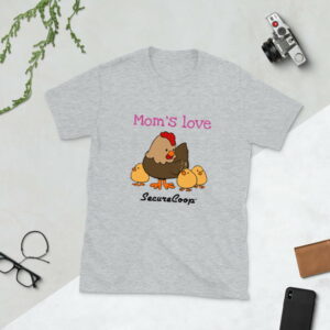 unisex-basic-softstyle-t-shirt-sport-grey-5fecb244f40e8.jpg Mom's Love Short-Sleeve Unisex T-Shirt