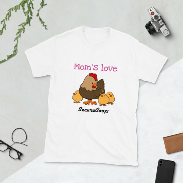 unisex-basic-softstyle-t-shirt-white-5fecb245009de.jpg Mom's Love Short-Sleeve Unisex T-Shirt