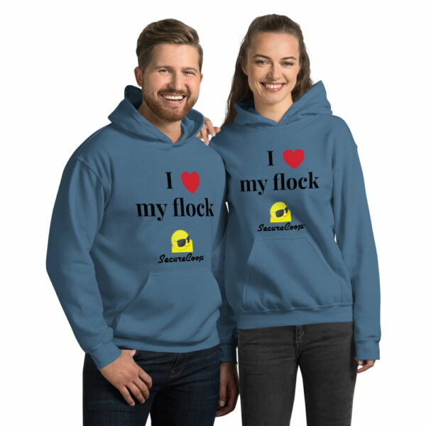 I <3 My Flock Unisex Hoodie - Image 11