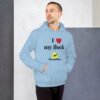 unisex-heavy-blend-hoodie-light-blue-5fecb1952f6f3.jpg I <3 My Flock Unisex Hoodie