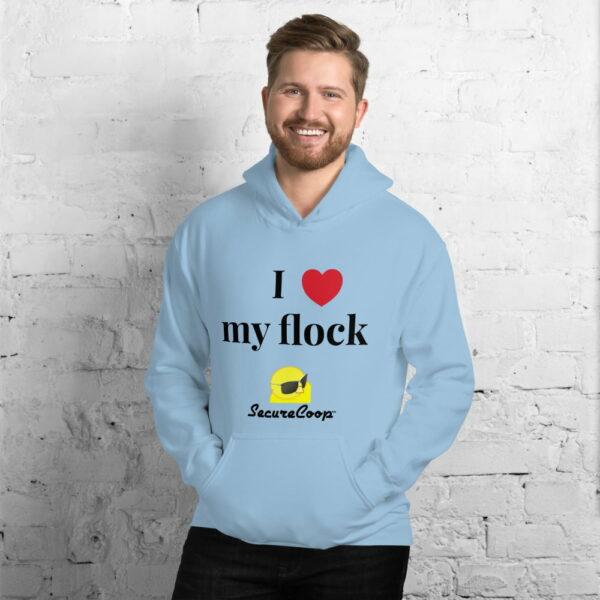 I <3 My Flock Unisex Hoodie - Image 16