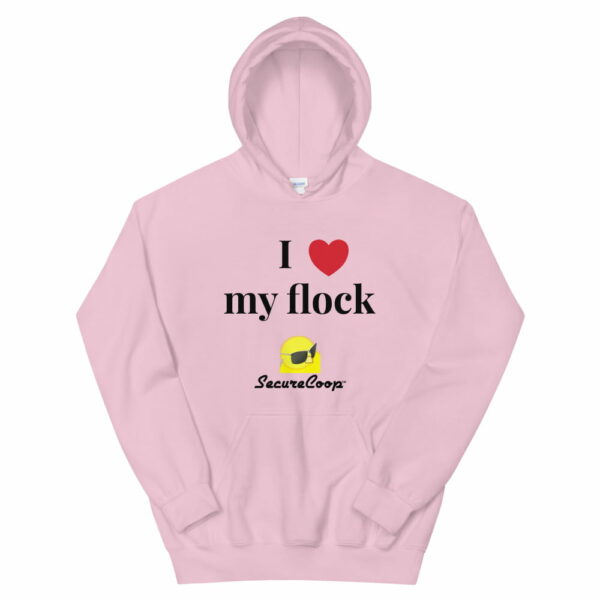I <3 My Flock Unisex Hoodie - Image 12