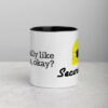 white-ceramic-mug-with-color-inside-black-11oz-5fecb69e49917.jpg I Just Really Like Chickens, Okay? Mug